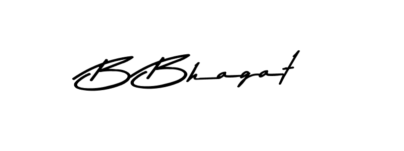 Make a beautiful signature design for name B Bhagat. With this signature (Asem Kandis PERSONAL USE) style, you can create a handwritten signature for free. B Bhagat signature style 9 images and pictures png