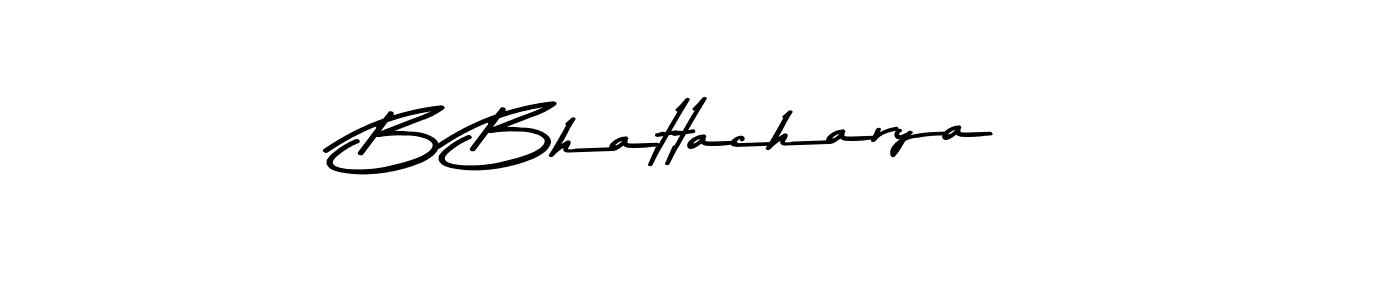 B Bhattacharya stylish signature style. Best Handwritten Sign (Asem Kandis PERSONAL USE) for my name. Handwritten Signature Collection Ideas for my name B Bhattacharya. B Bhattacharya signature style 9 images and pictures png