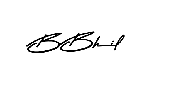 Asem Kandis PERSONAL USE is a professional signature style that is perfect for those who want to add a touch of class to their signature. It is also a great choice for those who want to make their signature more unique. Get B Bhil name to fancy signature for free. B Bhil signature style 9 images and pictures png