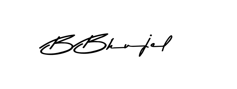 Best and Professional Signature Style for B Bhujel. Asem Kandis PERSONAL USE Best Signature Style Collection. B Bhujel signature style 9 images and pictures png