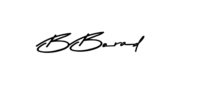 The best way (Asem Kandis PERSONAL USE) to make a short signature is to pick only two or three words in your name. The name B Borad include a total of six letters. For converting this name. B Borad signature style 9 images and pictures png