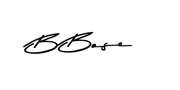 The best way (Asem Kandis PERSONAL USE) to make a short signature is to pick only two or three words in your name. The name B Bose include a total of six letters. For converting this name. B Bose signature style 9 images and pictures png
