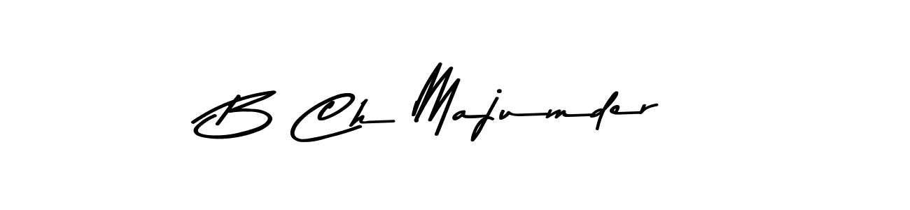 B Ch Majumder stylish signature style. Best Handwritten Sign (Asem Kandis PERSONAL USE) for my name. Handwritten Signature Collection Ideas for my name B Ch Majumder. B Ch Majumder signature style 9 images and pictures png