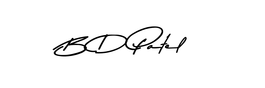 Also You can easily find your signature by using the search form. We will create B D Patel name handwritten signature images for you free of cost using Asem Kandis PERSONAL USE sign style. B D Patel signature style 9 images and pictures png