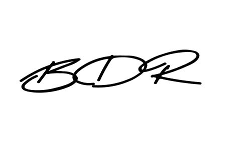B D R stylish signature style. Best Handwritten Sign (Asem Kandis PERSONAL USE) for my name. Handwritten Signature Collection Ideas for my name B D R. B D R signature style 9 images and pictures png