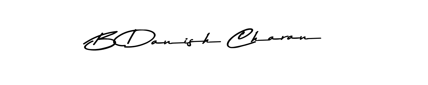 You should practise on your own different ways (Asem Kandis PERSONAL USE) to write your name (B Danish Charan) in signature. don't let someone else do it for you. B Danish Charan signature style 9 images and pictures png