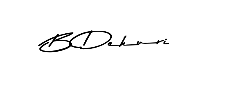 The best way (Asem Kandis PERSONAL USE) to make a short signature is to pick only two or three words in your name. The name B Dehuri include a total of six letters. For converting this name. B Dehuri signature style 9 images and pictures png