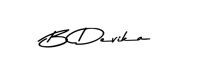 Use a signature maker to create a handwritten signature online. With this signature software, you can design (Asem Kandis PERSONAL USE) your own signature for name B Devika. B Devika signature style 9 images and pictures png