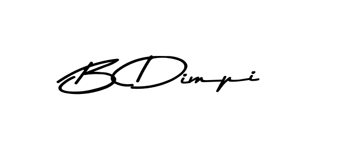 You should practise on your own different ways (Asem Kandis PERSONAL USE) to write your name (B Dimpi) in signature. don't let someone else do it for you. B Dimpi signature style 9 images and pictures png