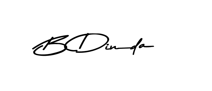 Use a signature maker to create a handwritten signature online. With this signature software, you can design (Asem Kandis PERSONAL USE) your own signature for name B Dinda. B Dinda signature style 9 images and pictures png