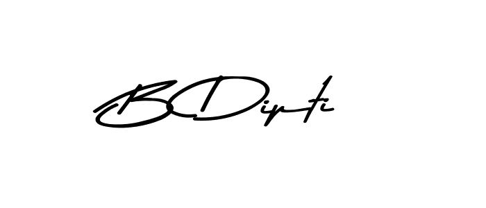 Use a signature maker to create a handwritten signature online. With this signature software, you can design (Asem Kandis PERSONAL USE) your own signature for name B Dipti. B Dipti signature style 9 images and pictures png