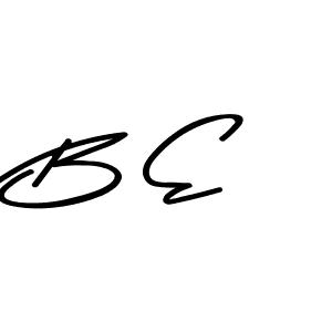 Make a beautiful signature design for name B E. With this signature (Asem Kandis PERSONAL USE) style, you can create a handwritten signature for free. B E signature style 9 images and pictures png