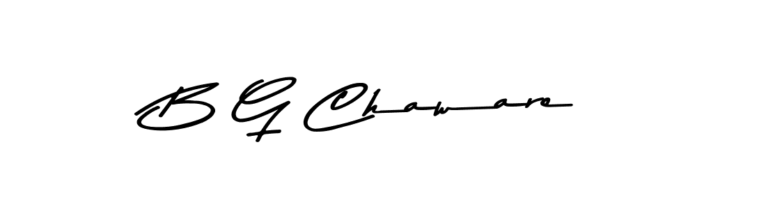 Similarly Asem Kandis PERSONAL USE is the best handwritten signature design. Signature creator online .You can use it as an online autograph creator for name B G Chaware. B G Chaware signature style 9 images and pictures png