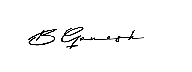 The best way (Asem Kandis PERSONAL USE) to make a short signature is to pick only two or three words in your name. The name B Ganesh include a total of six letters. For converting this name. B Ganesh signature style 9 images and pictures png