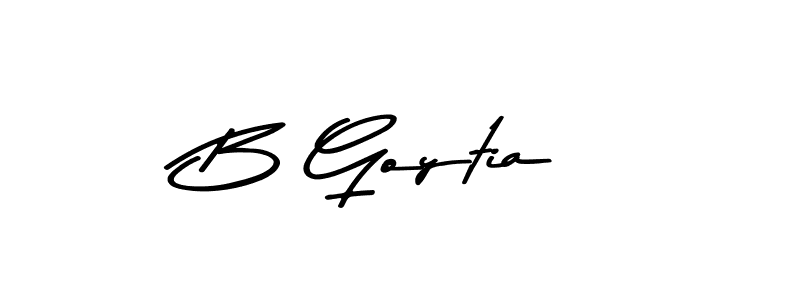 Use a signature maker to create a handwritten signature online. With this signature software, you can design (Asem Kandis PERSONAL USE) your own signature for name B Goytia. B Goytia signature style 9 images and pictures png