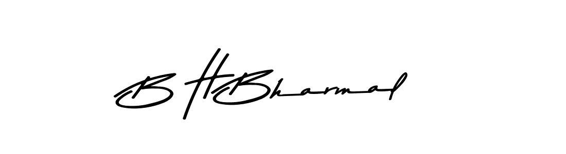 Make a beautiful signature design for name B H Bharmal. Use this online signature maker to create a handwritten signature for free. B H Bharmal signature style 9 images and pictures png