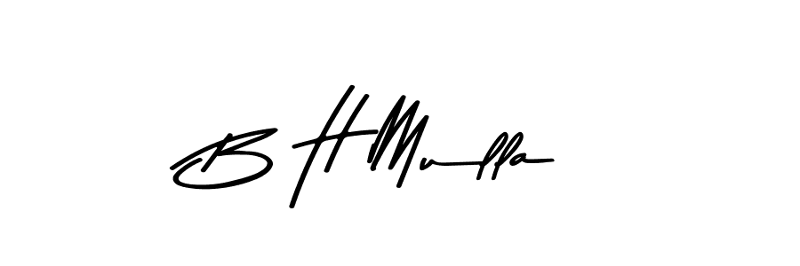 You should practise on your own different ways (Asem Kandis PERSONAL USE) to write your name (B H Mulla) in signature. don't let someone else do it for you. B H Mulla signature style 9 images and pictures png