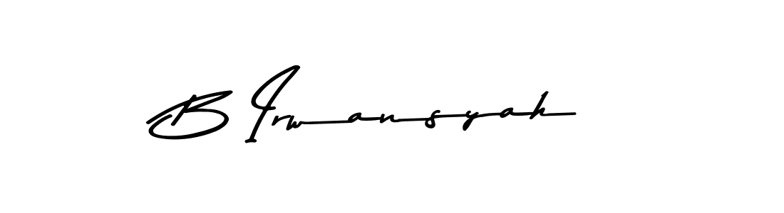 You should practise on your own different ways (Asem Kandis PERSONAL USE) to write your name (B Irwansyah) in signature. don't let someone else do it for you. B Irwansyah signature style 9 images and pictures png