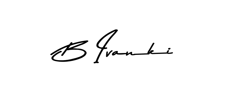 Make a short B Ivanki signature style. Manage your documents anywhere anytime using Asem Kandis PERSONAL USE. Create and add eSignatures, submit forms, share and send files easily. B Ivanki signature style 9 images and pictures png