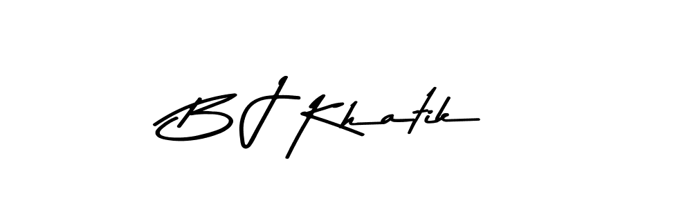 if you are searching for the best signature style for your name B J Khatik. so please give up your signature search. here we have designed multiple signature styles  using Asem Kandis PERSONAL USE. B J Khatik signature style 9 images and pictures png