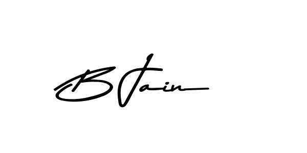 You should practise on your own different ways (Asem Kandis PERSONAL USE) to write your name (B Jain) in signature. don't let someone else do it for you. B Jain signature style 9 images and pictures png