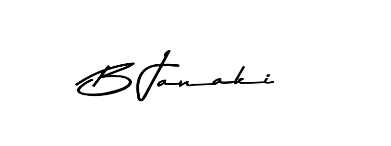 Use a signature maker to create a handwritten signature online. With this signature software, you can design (Asem Kandis PERSONAL USE) your own signature for name B Janaki. B Janaki signature style 9 images and pictures png