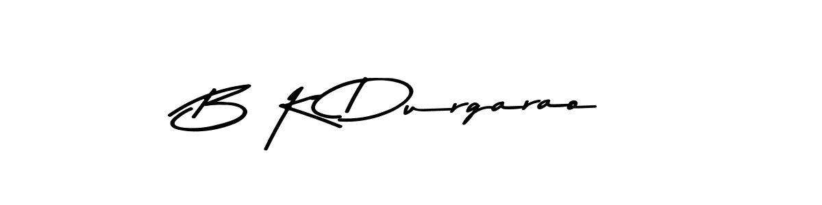 Asem Kandis PERSONAL USE is a professional signature style that is perfect for those who want to add a touch of class to their signature. It is also a great choice for those who want to make their signature more unique. Get B K Durgarao name to fancy signature for free. B K Durgarao signature style 9 images and pictures png