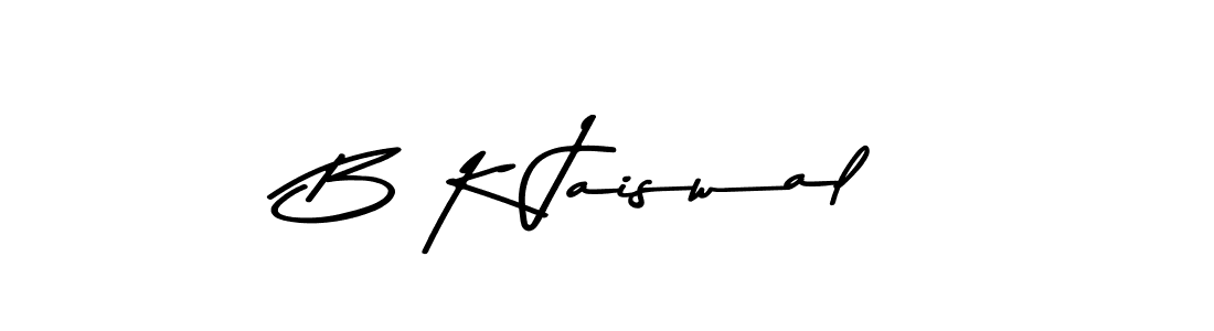 Use a signature maker to create a handwritten signature online. With this signature software, you can design (Asem Kandis PERSONAL USE) your own signature for name B K Jaiswal. B K Jaiswal signature style 9 images and pictures png