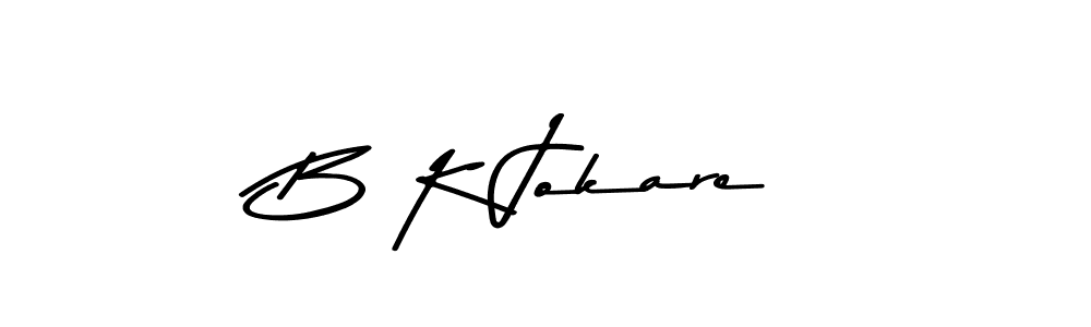 Similarly Asem Kandis PERSONAL USE is the best handwritten signature design. Signature creator online .You can use it as an online autograph creator for name B K Jokare. B K Jokare signature style 9 images and pictures png