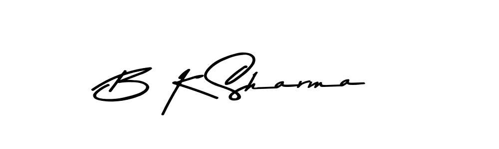 Also You can easily find your signature by using the search form. We will create B K Sharma name handwritten signature images for you free of cost using Asem Kandis PERSONAL USE sign style. B K Sharma signature style 9 images and pictures png
