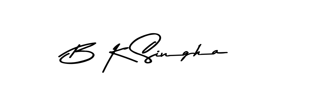 You should practise on your own different ways (Asem Kandis PERSONAL USE) to write your name (B K Singha) in signature. don't let someone else do it for you. B K Singha signature style 9 images and pictures png