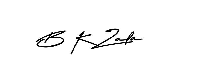 Make a beautiful signature design for name B K Zala. Use this online signature maker to create a handwritten signature for free. B K Zala signature style 9 images and pictures png