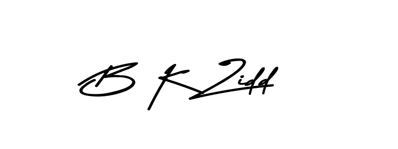 Make a beautiful signature design for name B K Zidd. With this signature (Asem Kandis PERSONAL USE) style, you can create a handwritten signature for free. B K Zidd signature style 9 images and pictures png