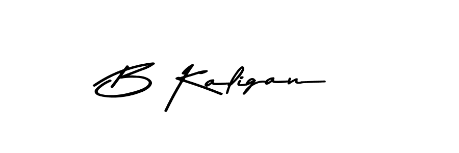 The best way (Asem Kandis PERSONAL USE) to make a short signature is to pick only two or three words in your name. The name B Kaligan include a total of six letters. For converting this name. B Kaligan signature style 9 images and pictures png
