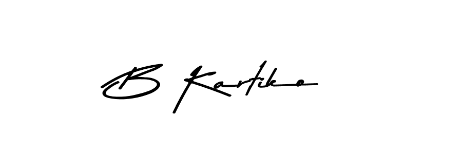 Create a beautiful signature design for name B Kartiko. With this signature (Asem Kandis PERSONAL USE) fonts, you can make a handwritten signature for free. B Kartiko signature style 9 images and pictures png