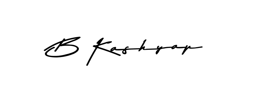 How to make B Kashyap signature? Asem Kandis PERSONAL USE is a professional autograph style. Create handwritten signature for B Kashyap name. B Kashyap signature style 9 images and pictures png