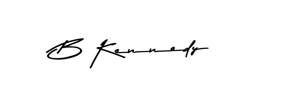 The best way (Asem Kandis PERSONAL USE) to make a short signature is to pick only two or three words in your name. The name B Kennedy include a total of six letters. For converting this name. B Kennedy signature style 9 images and pictures png