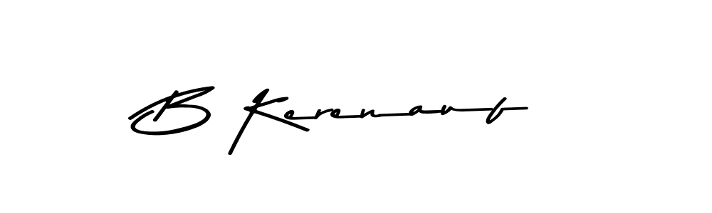 Also we have B Kerenauf name is the best signature style. Create professional handwritten signature collection using Asem Kandis PERSONAL USE autograph style. B Kerenauf signature style 9 images and pictures png