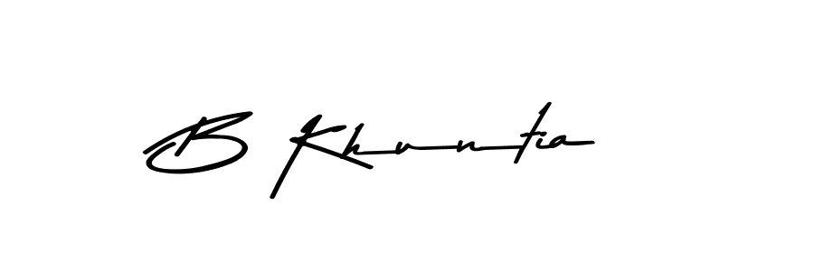 Make a short B Khuntia signature style. Manage your documents anywhere anytime using Asem Kandis PERSONAL USE. Create and add eSignatures, submit forms, share and send files easily. B Khuntia signature style 9 images and pictures png