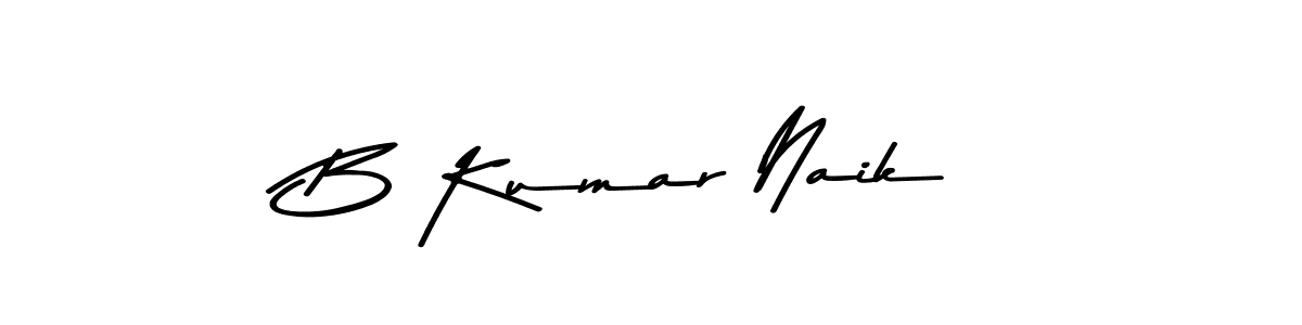 The best way (Asem Kandis PERSONAL USE) to make a short signature is to pick only two or three words in your name. The name B Kumar Naik include a total of six letters. For converting this name. B Kumar Naik signature style 9 images and pictures png