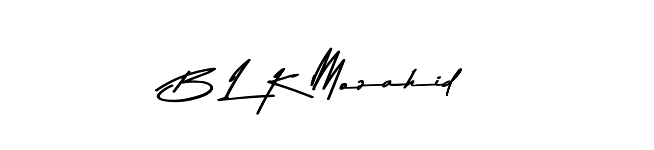 if you are searching for the best signature style for your name B L K Mozahid. so please give up your signature search. here we have designed multiple signature styles  using Asem Kandis PERSONAL USE. B L K Mozahid signature style 9 images and pictures png