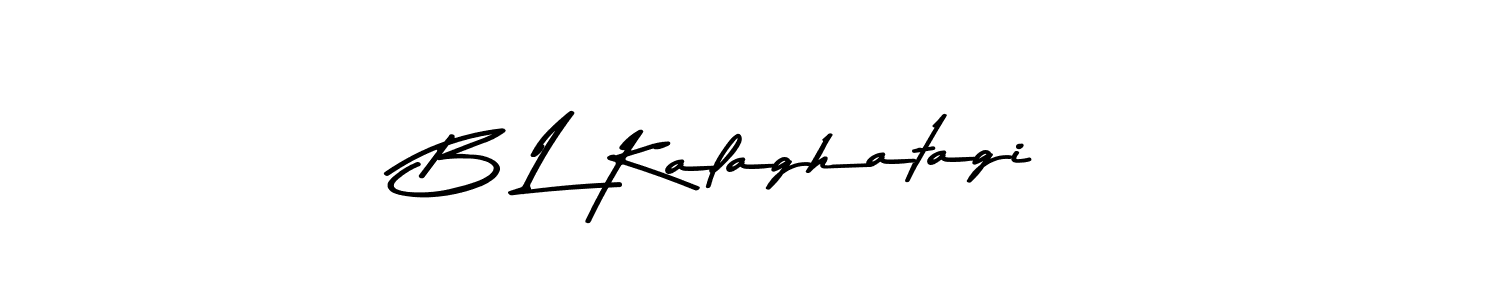 You should practise on your own different ways (Asem Kandis PERSONAL USE) to write your name (B L Kalaghatagi) in signature. don't let someone else do it for you. B L Kalaghatagi signature style 9 images and pictures png