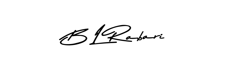 Asem Kandis PERSONAL USE is a professional signature style that is perfect for those who want to add a touch of class to their signature. It is also a great choice for those who want to make their signature more unique. Get B L Rabari name to fancy signature for free. B L Rabari signature style 9 images and pictures png