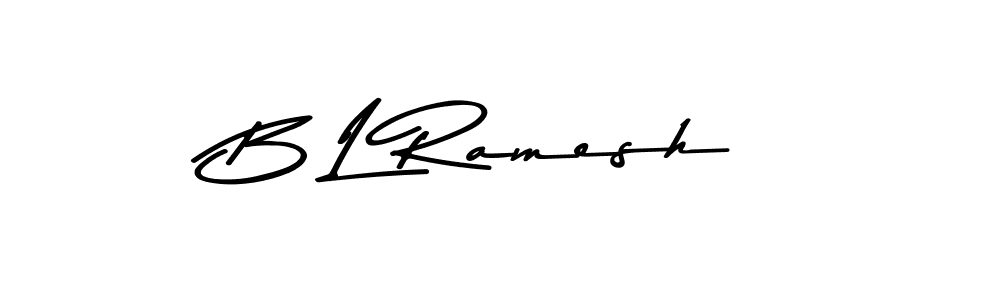 B L Ramesh stylish signature style. Best Handwritten Sign (Asem Kandis PERSONAL USE) for my name. Handwritten Signature Collection Ideas for my name B L Ramesh. B L Ramesh signature style 9 images and pictures png