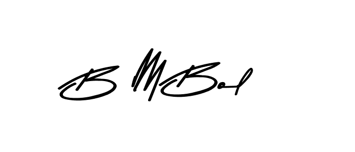 You should practise on your own different ways (Asem Kandis PERSONAL USE) to write your name (B M Bol) in signature. don't let someone else do it for you. B M Bol signature style 9 images and pictures png