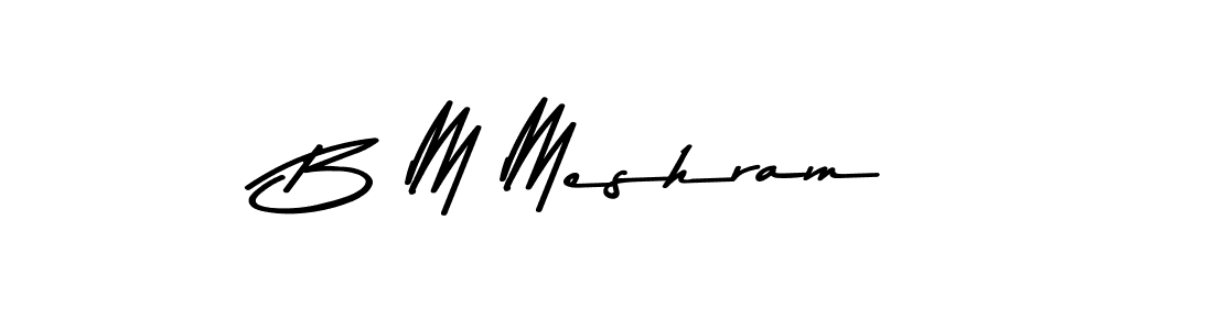 Here are the top 10 professional signature styles for the name B M Meshram. These are the best autograph styles you can use for your name. B M Meshram signature style 9 images and pictures png