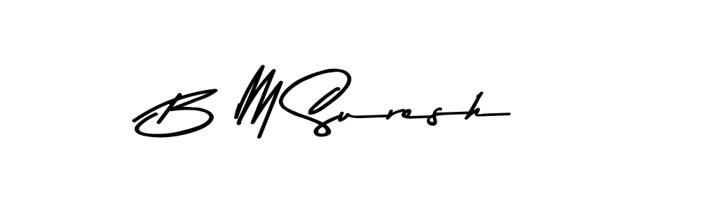 if you are searching for the best signature style for your name B M Suresh. so please give up your signature search. here we have designed multiple signature styles  using Asem Kandis PERSONAL USE. B M Suresh signature style 9 images and pictures png