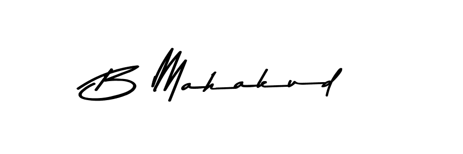 B Mahakud stylish signature style. Best Handwritten Sign (Asem Kandis PERSONAL USE) for my name. Handwritten Signature Collection Ideas for my name B Mahakud. B Mahakud signature style 9 images and pictures png