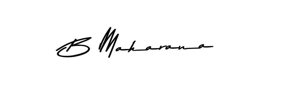 Create a beautiful signature design for name B Maharana. With this signature (Asem Kandis PERSONAL USE) fonts, you can make a handwritten signature for free. B Maharana signature style 9 images and pictures png