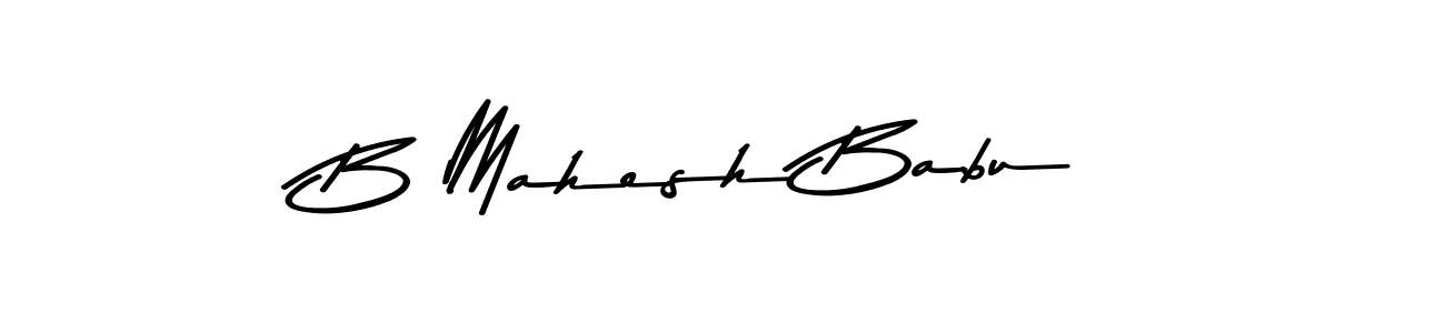 Design your own signature with our free online signature maker. With this signature software, you can create a handwritten (Asem Kandis PERSONAL USE) signature for name B Mahesh Babu. B Mahesh Babu signature style 9 images and pictures png